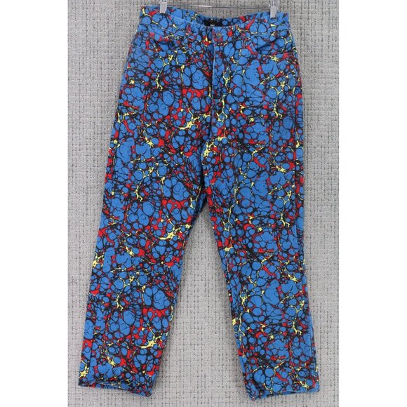 Obey Propaganda Jeans Mens Size 30 Multicolor Paint Splatter Regular Straight - Picture 1 of 13
